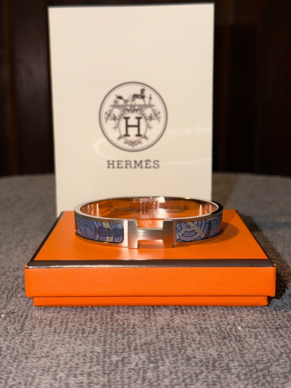 Men’s Hermes H Clic Bracelet Medium